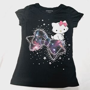 Rare Hello Charmmy Kitty Sanrio 2013 Black Galaxy Shirt Girls 14/16 XL Mall Goth